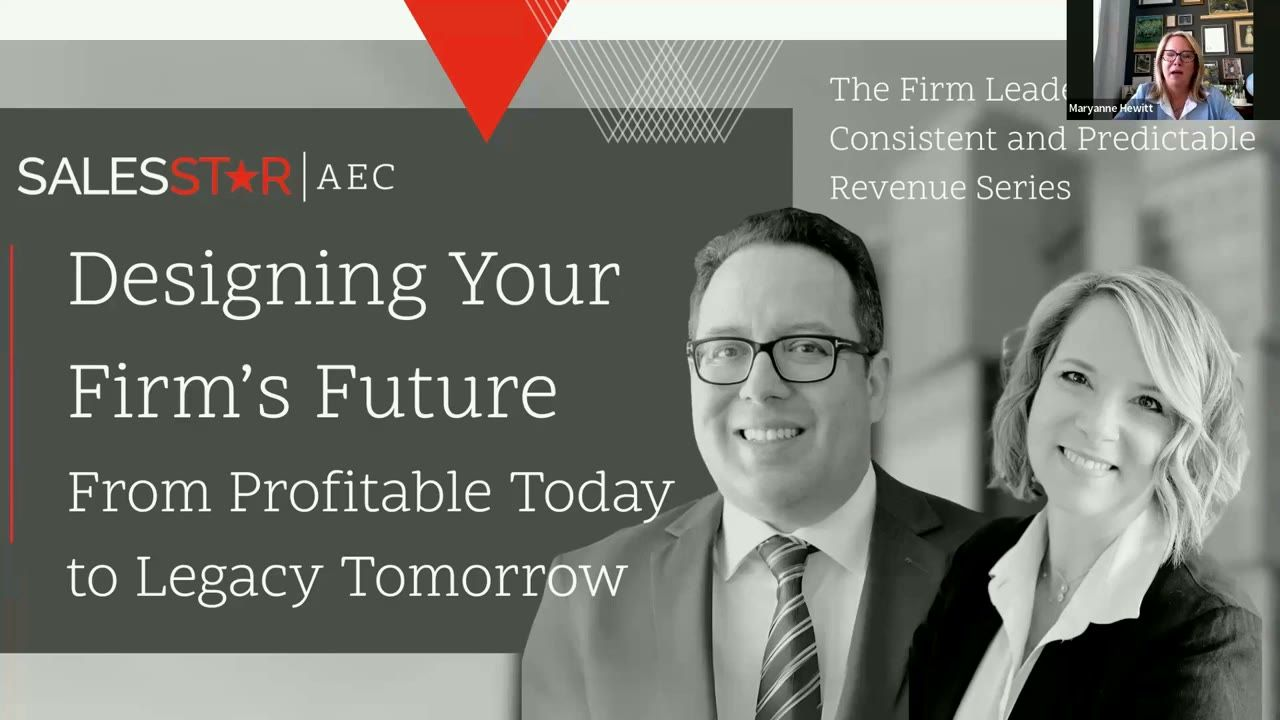 Two SalesStar coaches presenting to architecture and design firm leaders