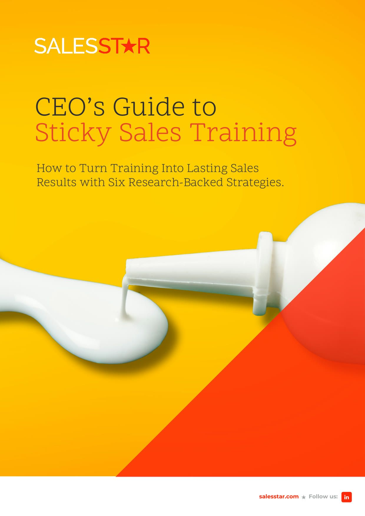 A sales team in a training session