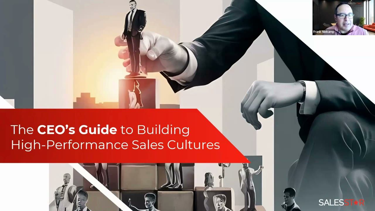 SalesStar coaches David Mullins and Frank Niekamp presenting a webinar on sales culture