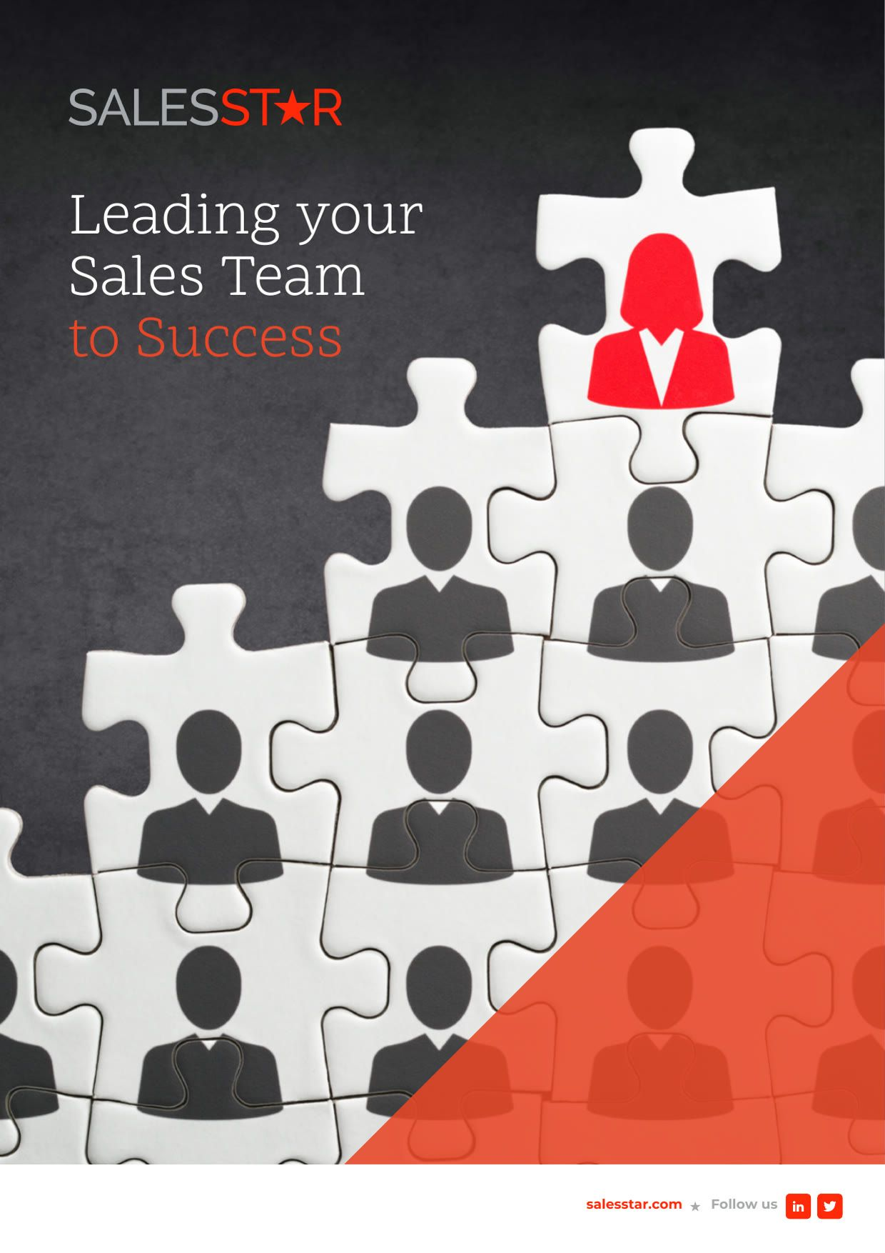 A sales manager leading a team meeting