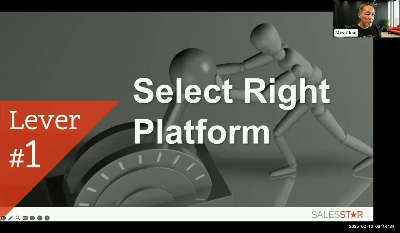 Three SalesStar coaches on a webinar panel discussing the first levers of rapid sales growth