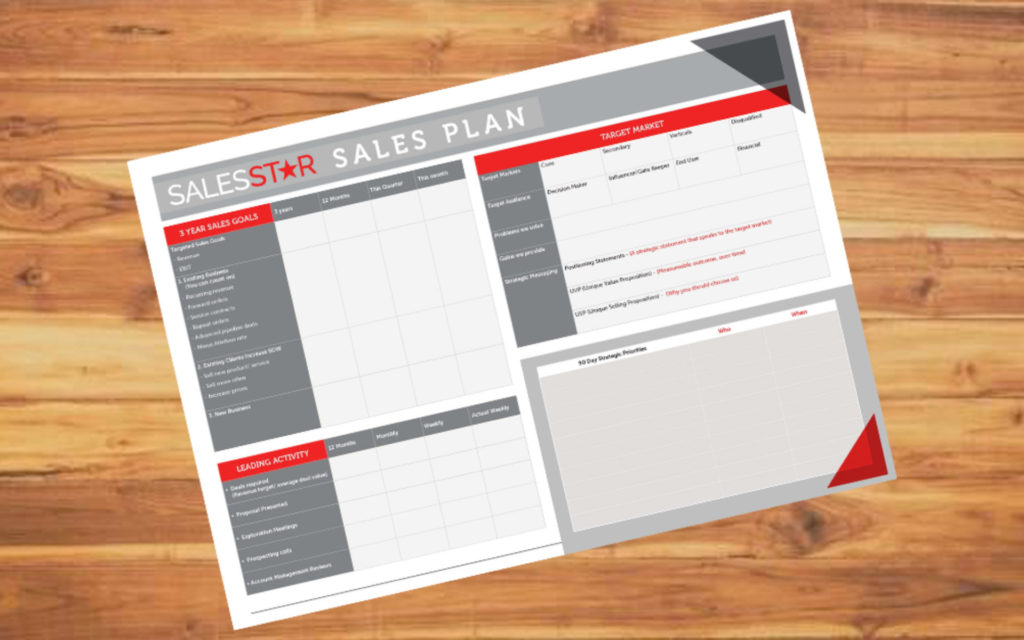 salesstar sales plan for your business planning