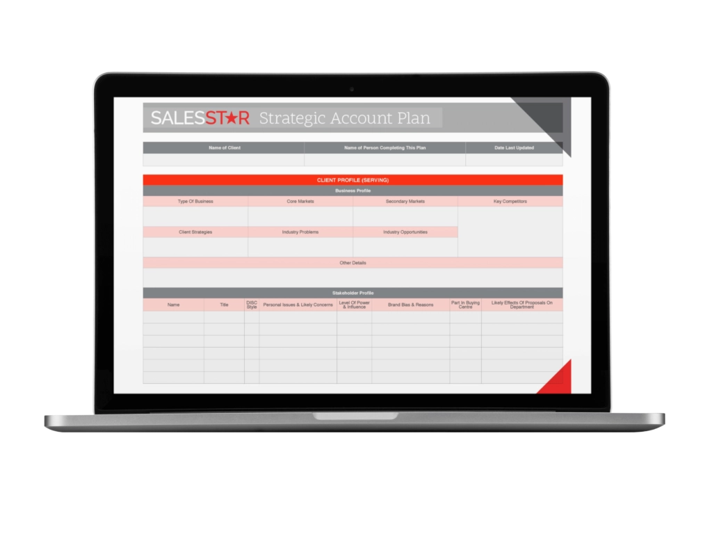 Strategic Account Plan - SalesStar